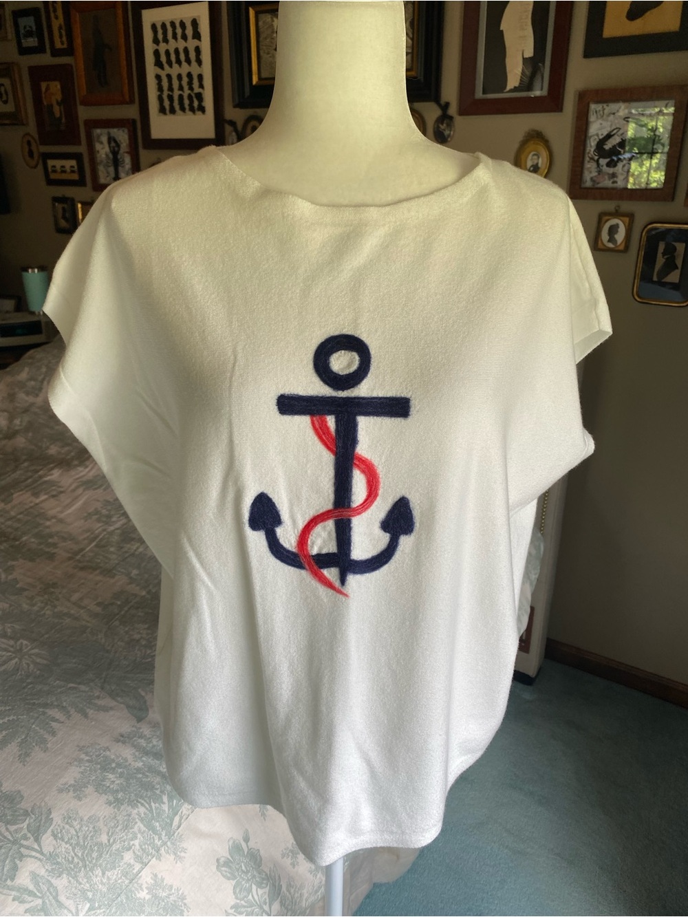 Aaeda Anchor Sweater NWT